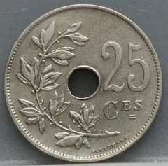 25 Centimes 1929 België (Frans) achterzijde