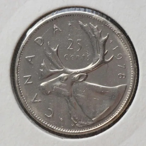 25 Cents 1978 Canada — Nikkel