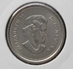 25 Cents 2006 Canada — Nikkel achterzijde