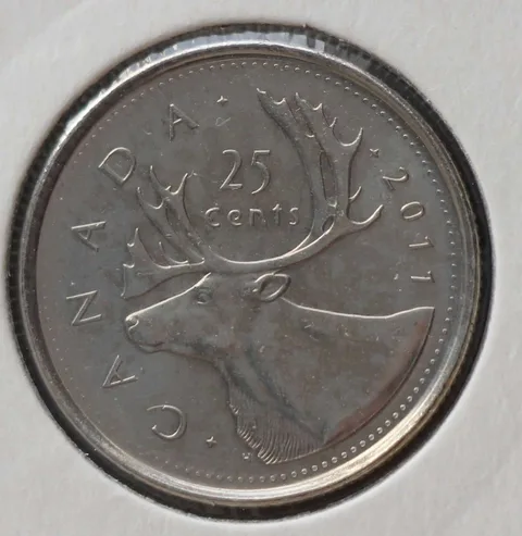 25 Cents 2011 Canada — Nikkel