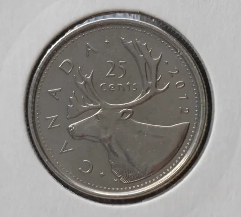 25 Cents 2012 Canada — Nikkel
