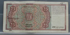 25 Gulden 1931 — Mees (NVMH 76-2) achterzijde