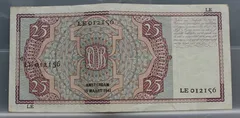 25 Gulden 1931 Mees — NVMH 76-2 achterzijde
