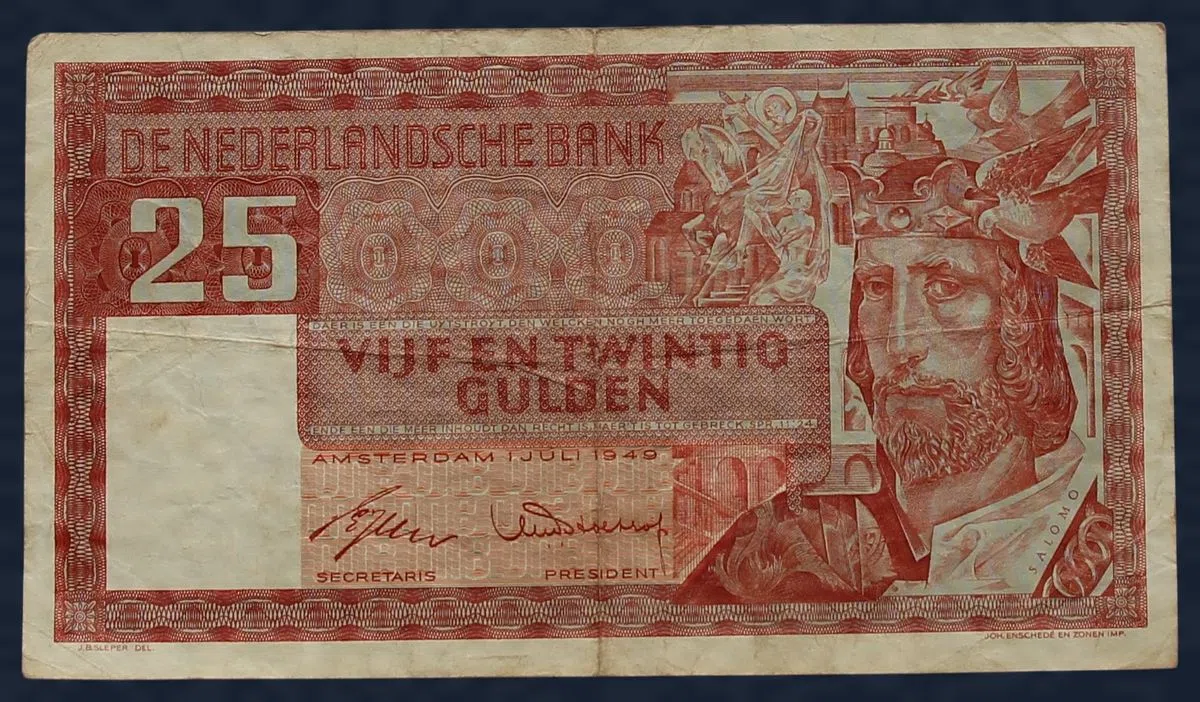25 gulden 1949 Nederland Salomo