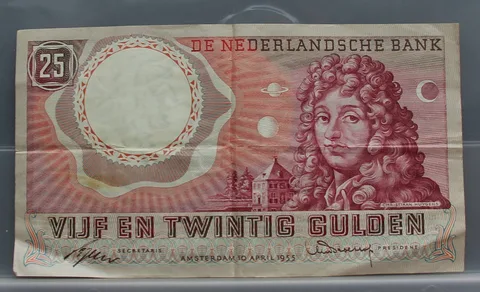 25 Gulden 1955 — Huygens (NVMH 83-1B)