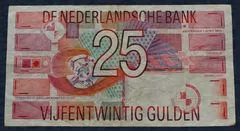 25 Gulden 1989 Roodborstje