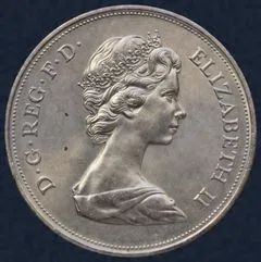 25 new pence 1972 Verenigd Koninkrijk