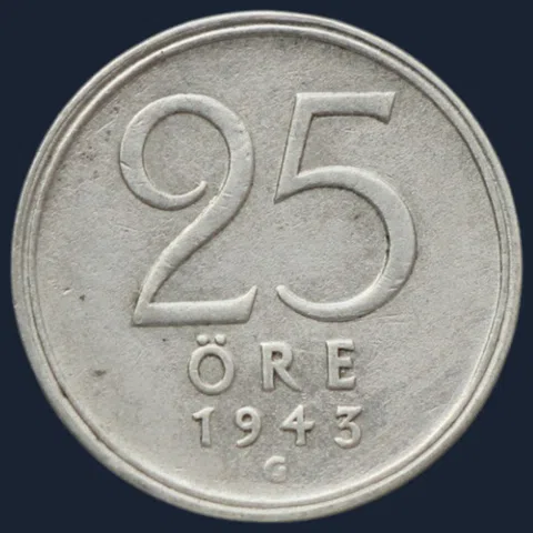 25 Öre 1943 Zweden