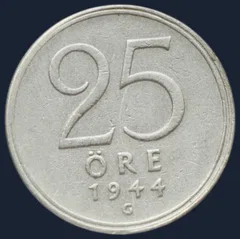 25 Öre 1944 Zweden