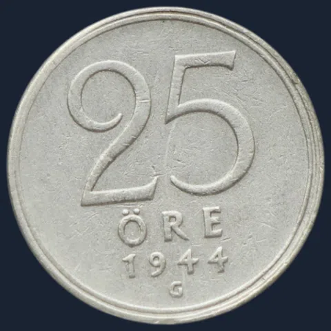 25 Öre 1944 Zweden