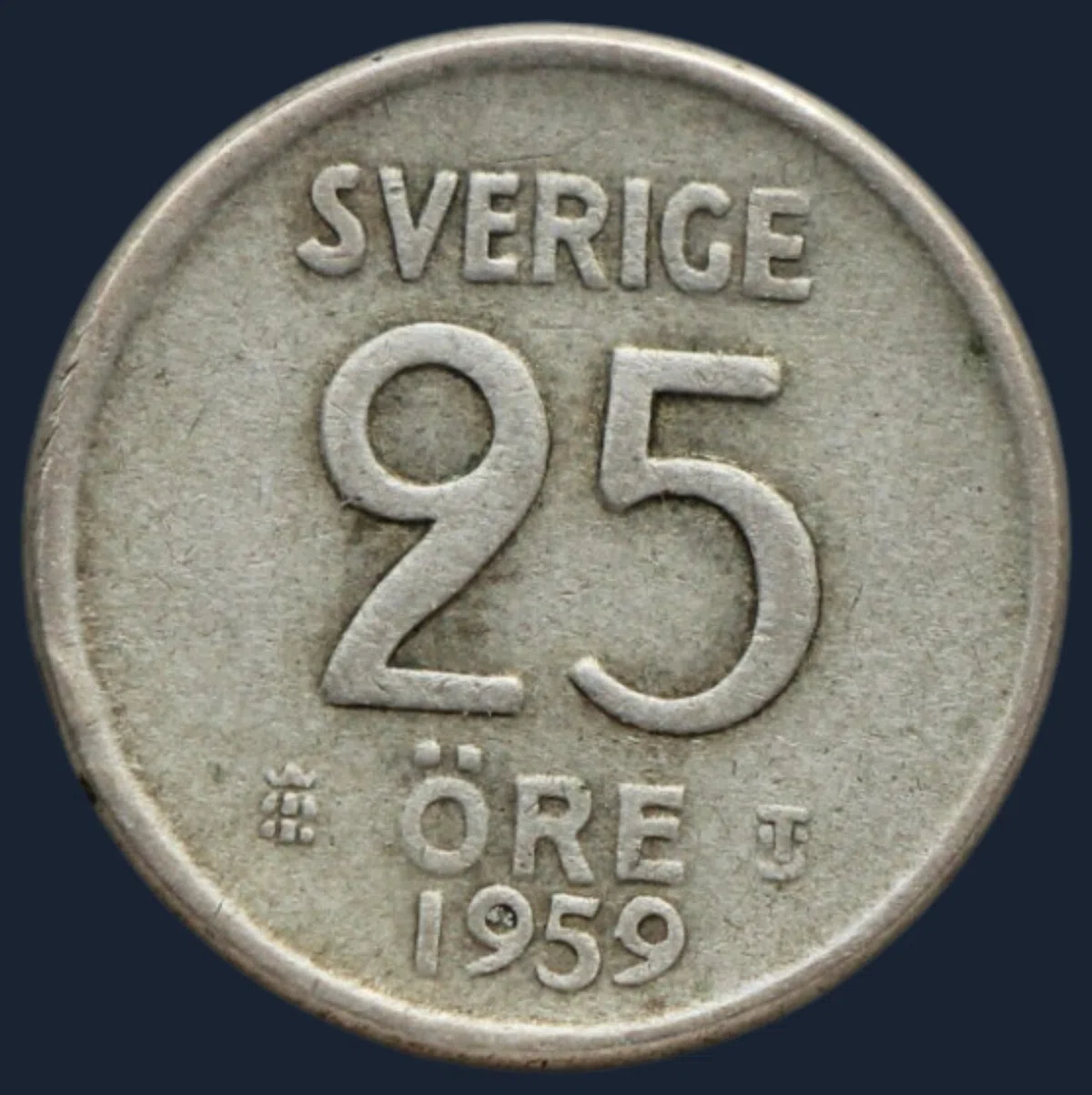 25 Öre 1959 Zweden