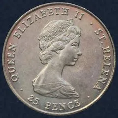 25 pence 1981 Sint Helena Royal Wedding