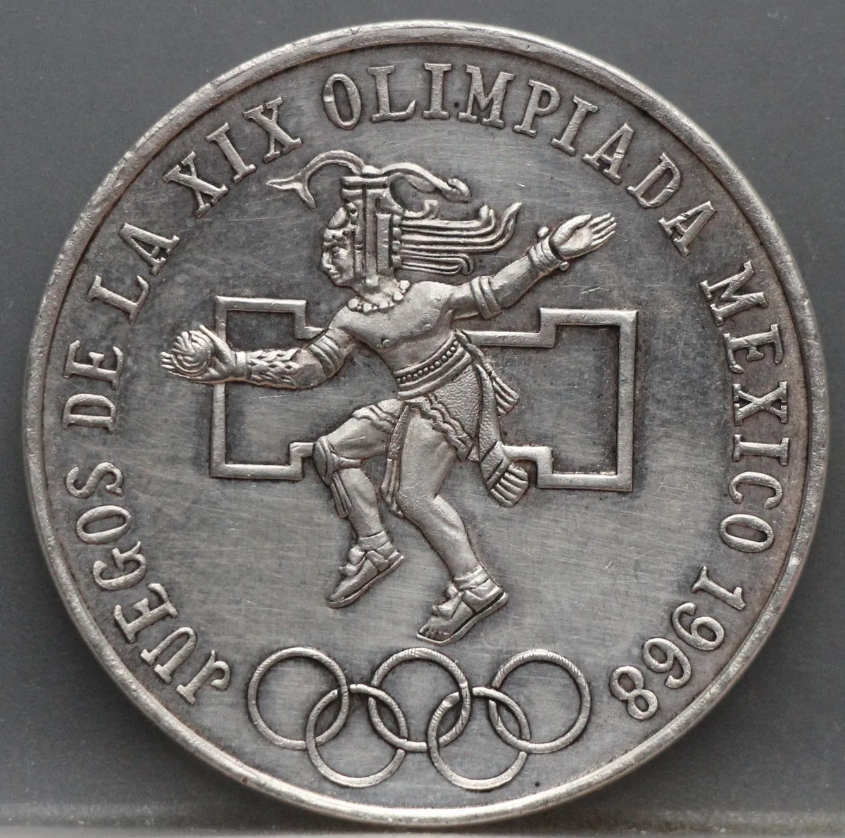 25 Pesos 1968 Mexico — Zilver voorzijde, Zilver (Ag)