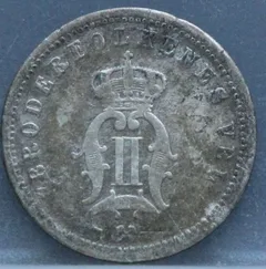 25 Øre 1876 Noorwegen — Zilver achterzijde
