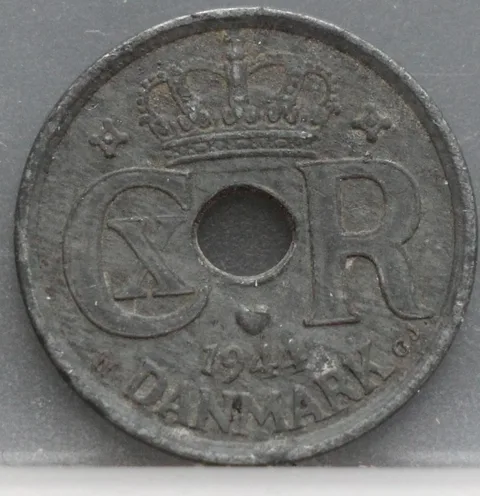 25 Øre 1944 Denemarken — Zink