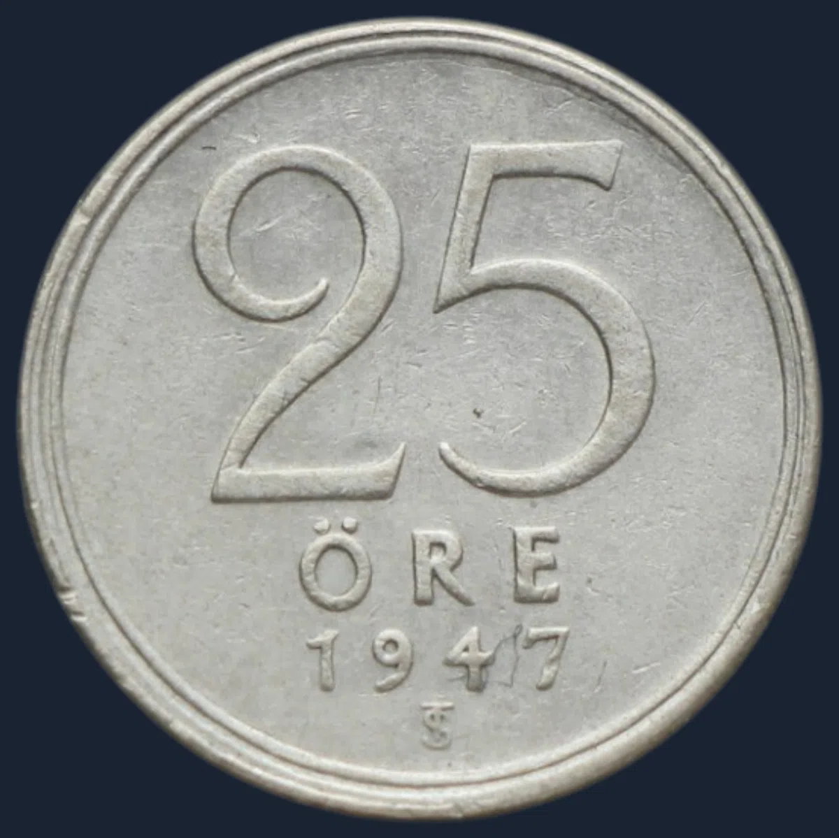 25 Öre 1946 Zweden