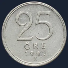 25 Öre 1946 Zweden