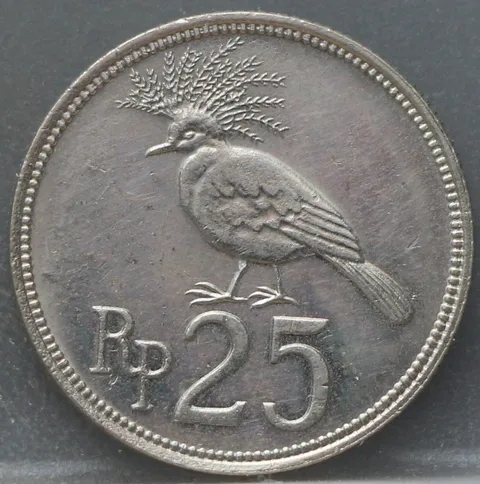 25 Rupiah 1971 Indonesië — Cupronikkel