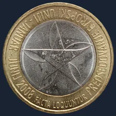 3 Euro 2008 Slovenië Voorzitterschap Europese Unie