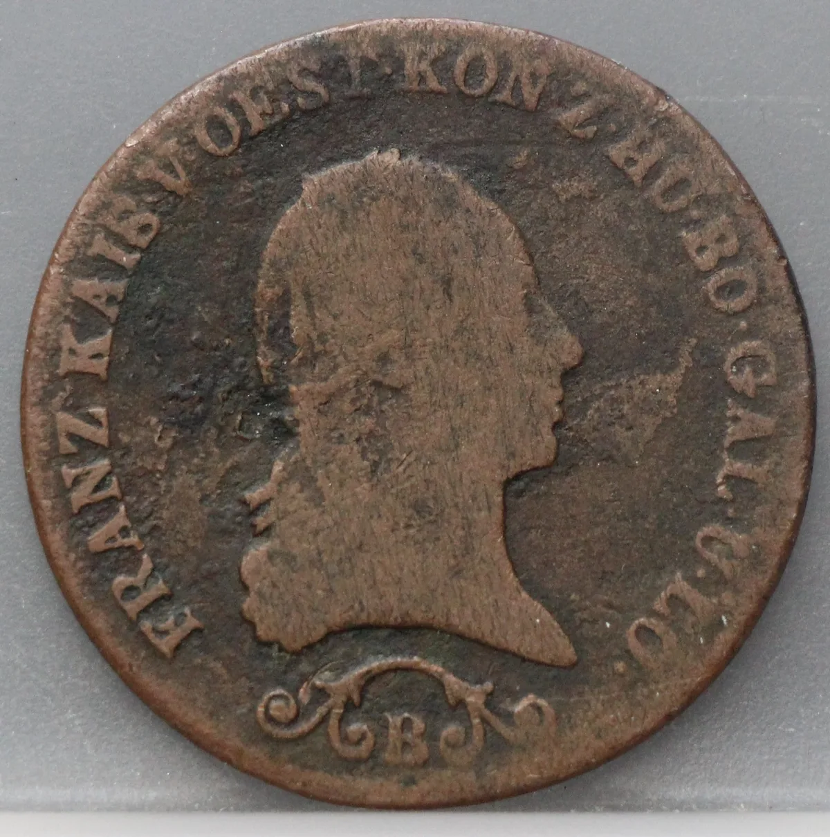 3 Kreutzer 1812 (B) Oostenrijk voorzijde