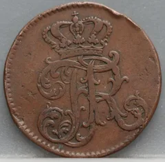 3 Pfennig 1752 Pruisen achterzijde