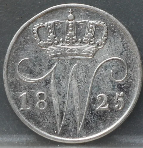 5 Cent 1825 B — Zilveren Stuiver