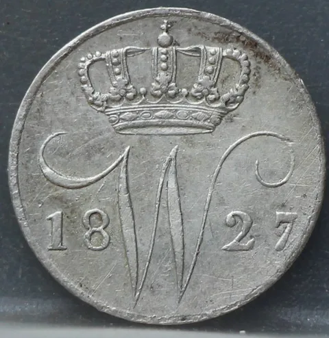 5 Cent 1827 U — Zilveren Stuiver