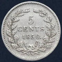 5 Cent 1850 Utrecht