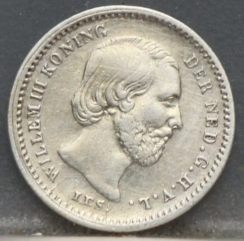 5 Cent 1850 — Zilveren Stuiver voorzijde, Zilver 640/1000