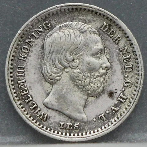 5 Cent 1879 — Zilveren Stuiver Willem III