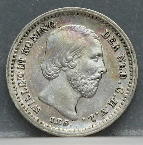 5 Cent 1879 — Zilveren Stuiver Willem III