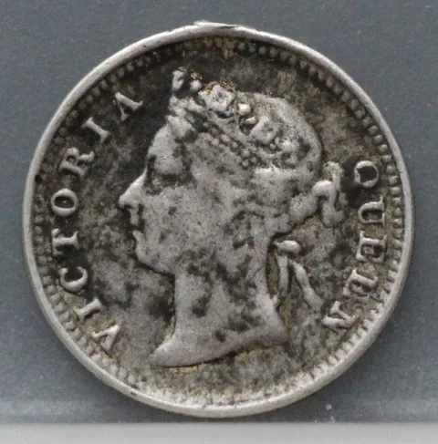 5 Cent 1891 Hong Kong