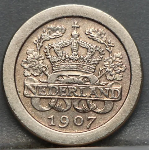 5 Cent 1907 — Nederland Cupro-Nikkel