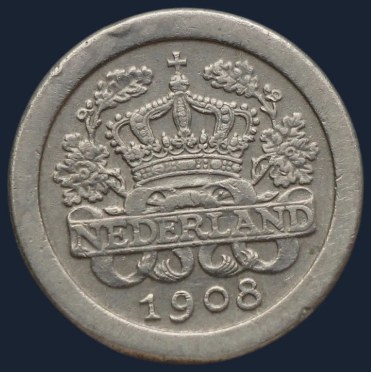5 Cent 1908 Nederland Wilhelmina