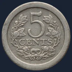 5 Cent 1908 Nederland Wilhelmina