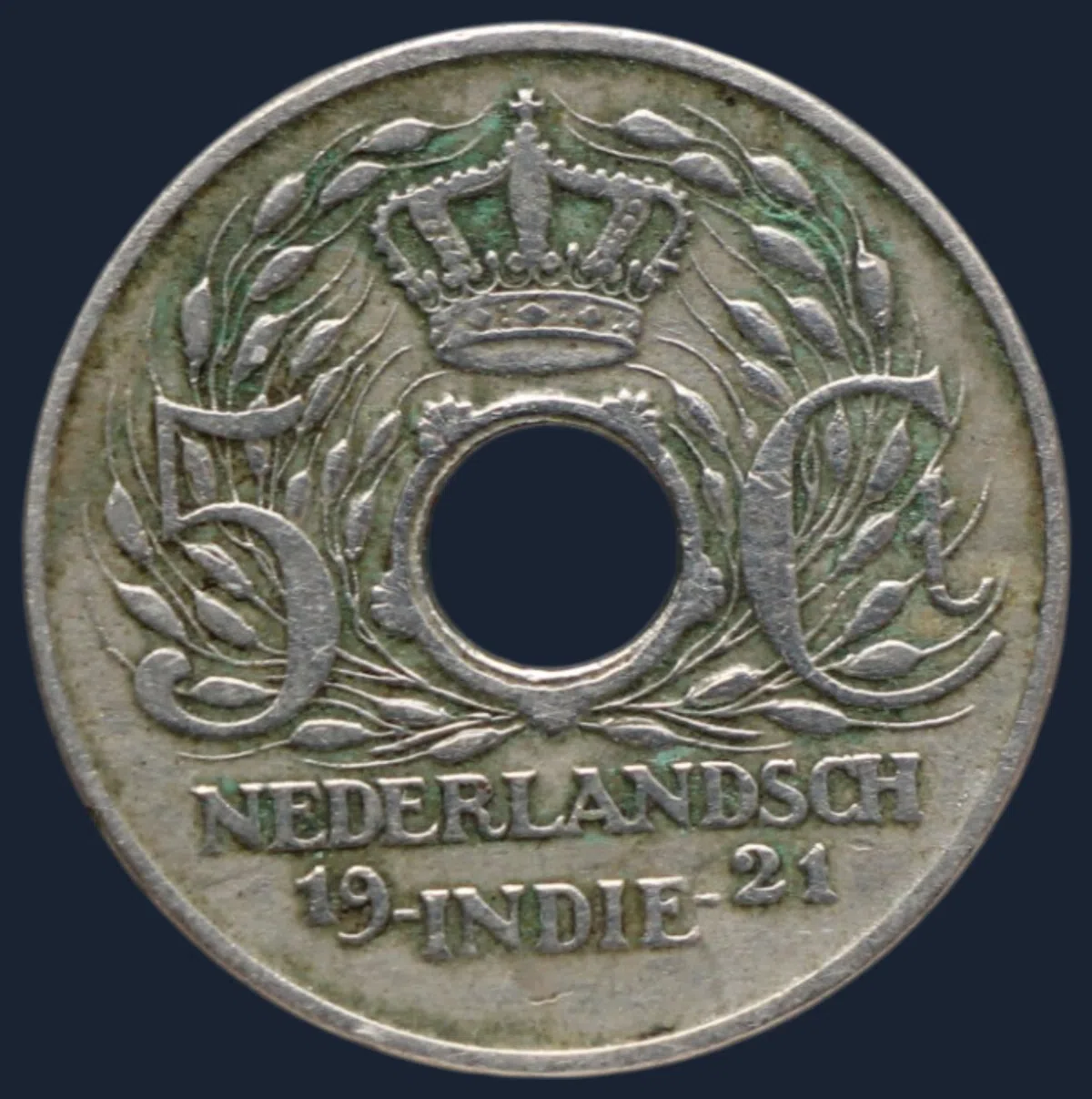 5 Cent 1921 Nederlands-Indië