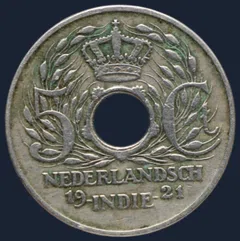 5 Cent 1921 Nederlands-Indië
