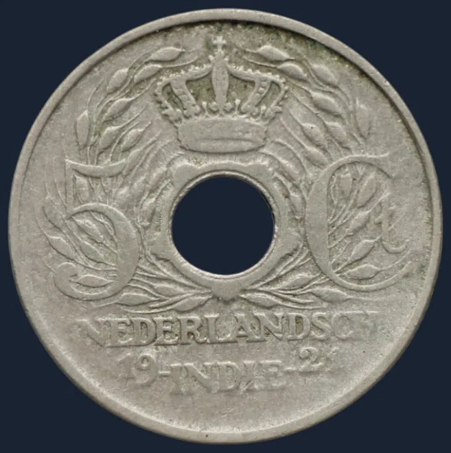 5 Cent 1921 Nederlands-Indië
