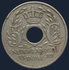 5 Cent 1922 Nederlands-Indië