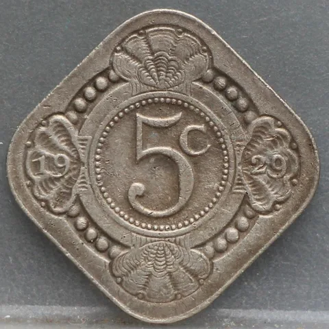 5 Cent 1929 — Stuiver