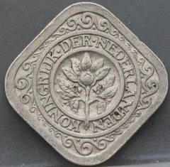 5 Cent 1936 — Cupro achterzijde