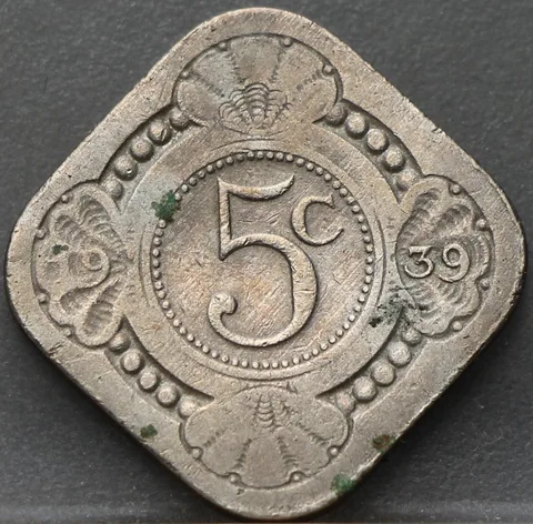 5 Cent 1939 — Cupronikkel
