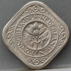 5 Cent 1940 — Cupro-nikkel achterzijde