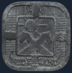 5 Cent 1943 Nederland Zink
