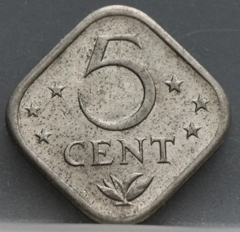 5 Cent 1974 Nederlandse Antillen — Cupronikkel