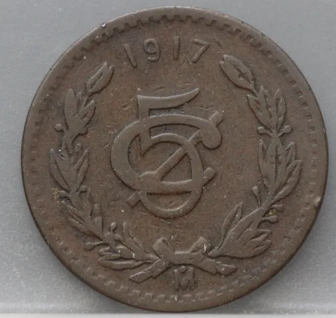 5 Centavos 1917 Mexico