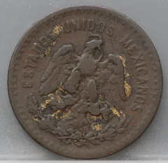 5 Centavos 1917 Mexico achterzijde