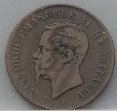 5 Centesimi 1861 (N) — Italië, Koper achterzijde