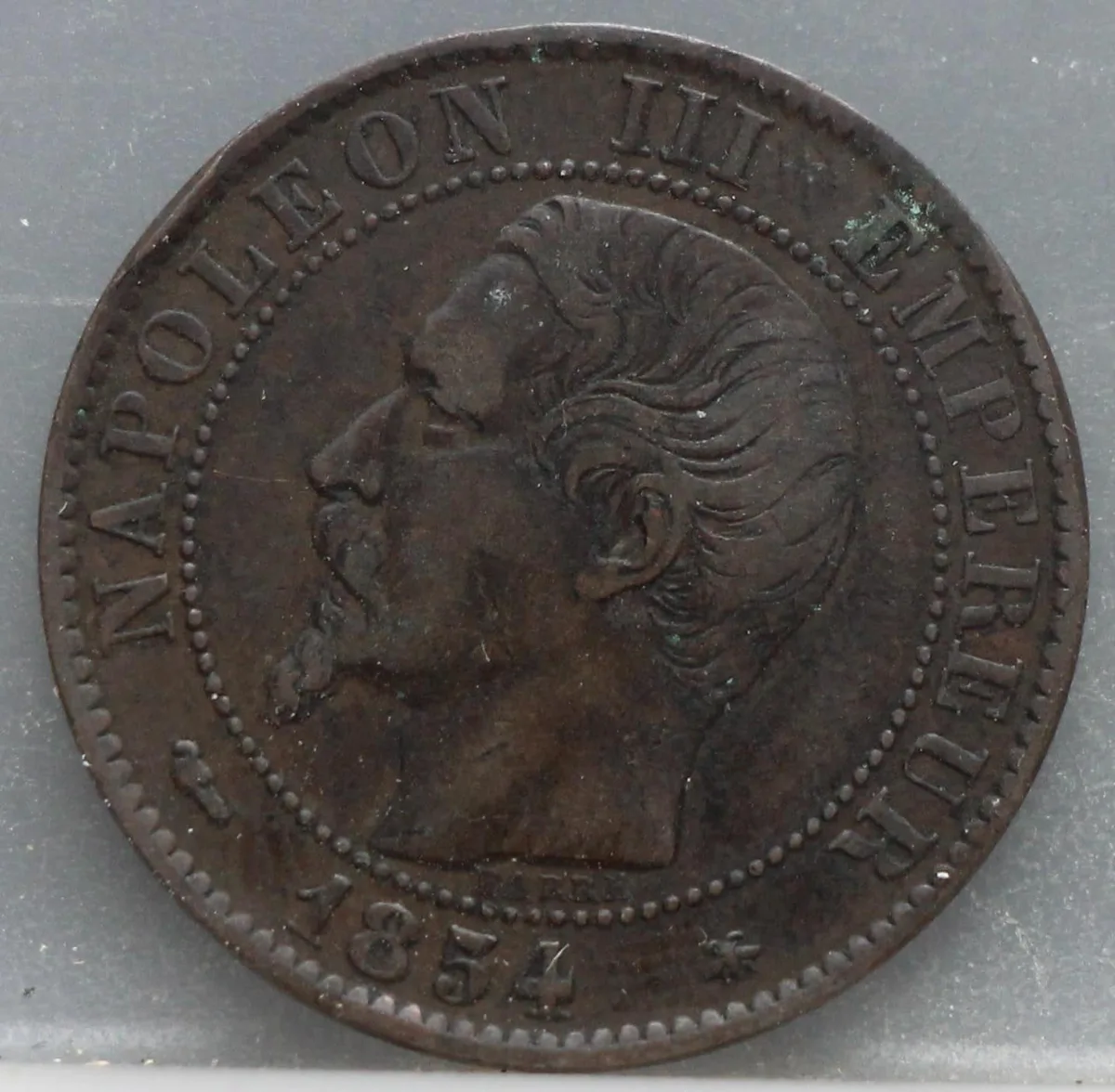 5 Centimes 1854 (BB) Frankrijk voorzijde
