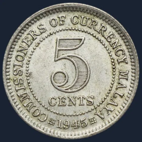 5 Cents 1945 Malaya